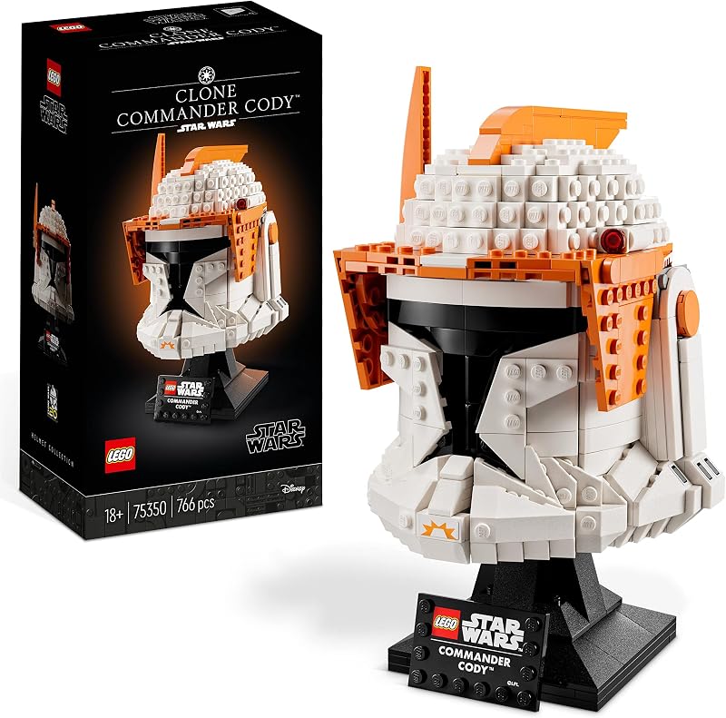 LEGO Star Wars Clone Commander Cody Helmet 75350 Collectible Display Model