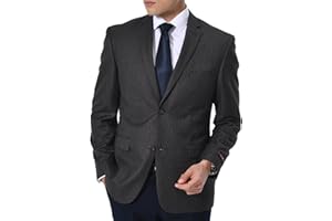 GLUVISTAVES Mens Blazer Black Suit Jacket for Men Plaid Blazer Tweed Jacket Men Classic Mens Sport Coats and Blazers