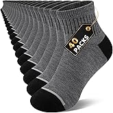 LITERRA 40 Pairs Boys Ankle Socks - Thin Athletic Quarter Socks for Kids, Bulk Value Sock for 8-12 Years