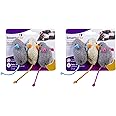 SmartyKat Skitter Critters Cat Toy Catnip Mice, 6-Pack