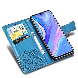 OOPKINS Wallet Case for Huawei Y8P Elegant Embossed