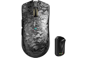 ATTACK SHARK X11 Ultra 8K Carbon Fiber Wireless Gaming Mouse with 42000 DPI-PAW3950 MAX Sensor-63g Lightweight,Nordic 54L15 M