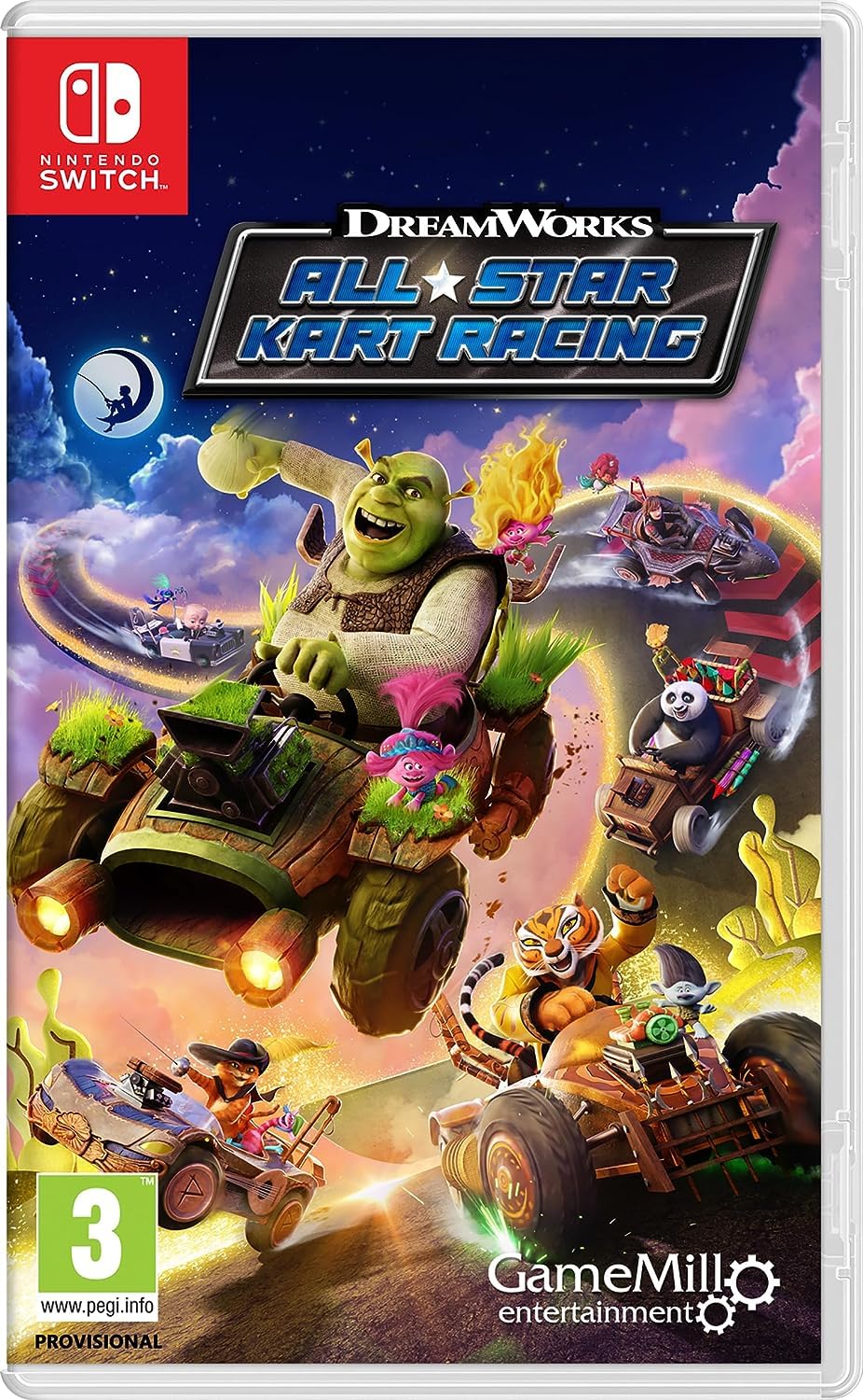 Dreamworks All-Star Kart Racing - Compatible for Switch - UK/PAL Import (EU Version)