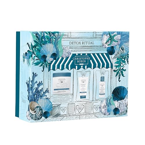 Christophe Robin Hair Detox Ritual – Ultimate Purifying Hair Care Set, Deep Cleansing & Scalp Detox, Removes Impurities & Refreshes Hair