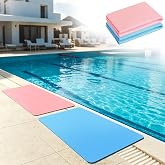 Pool Seats for Edge of Pool, Poolside Seating Mat Cushion, 24x16 IN, 2 Pcs | Foldable and Portable, Anti Slip Backing, Multifunction Soft Foam Pad, Summer Swimming Pool Side Lounging Accessories