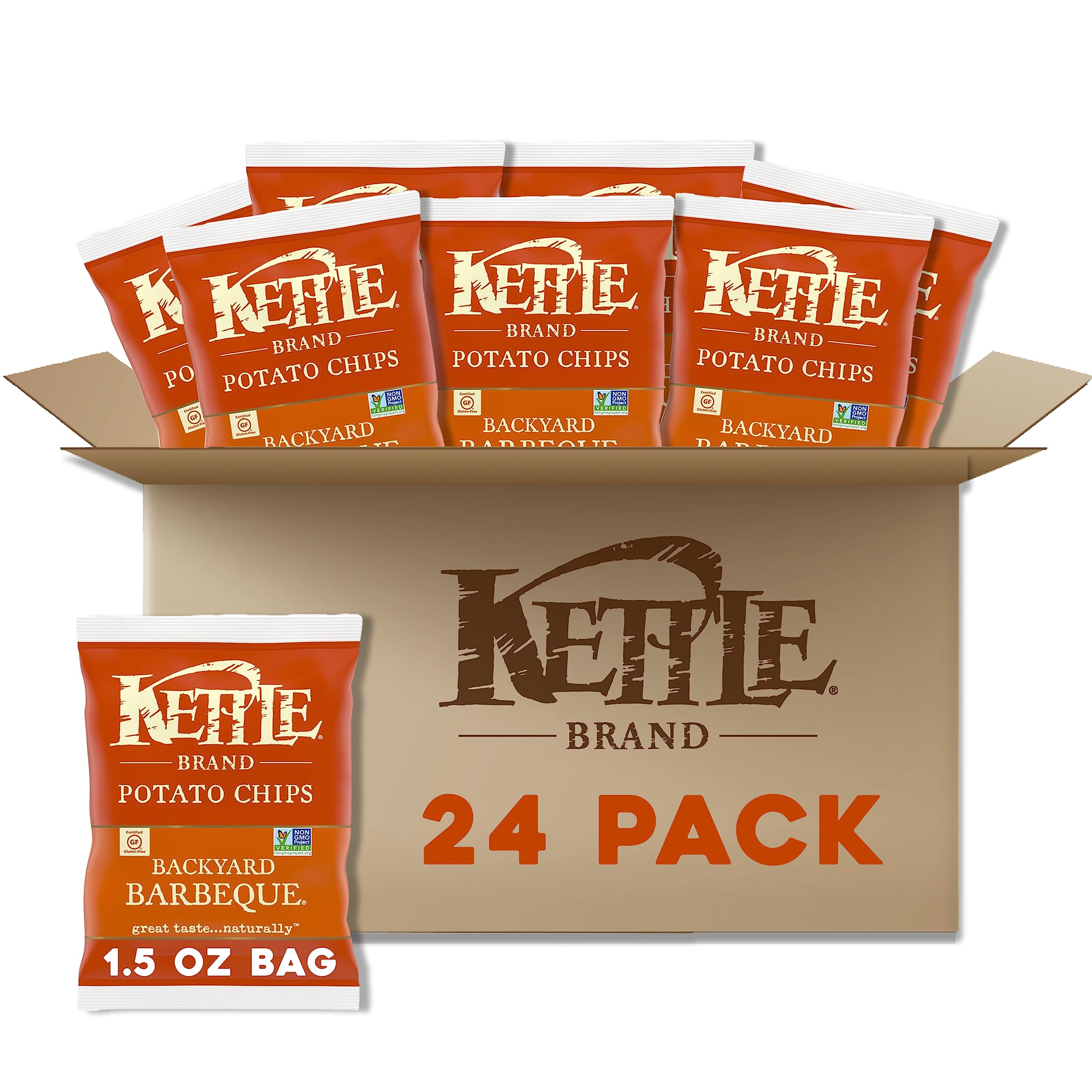 Kettle Brand Potato Chips, Backyard Barbeque Kettle