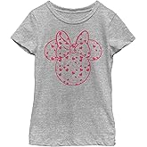 Disney Girl's Minnie Hearts Fill T-Shirt