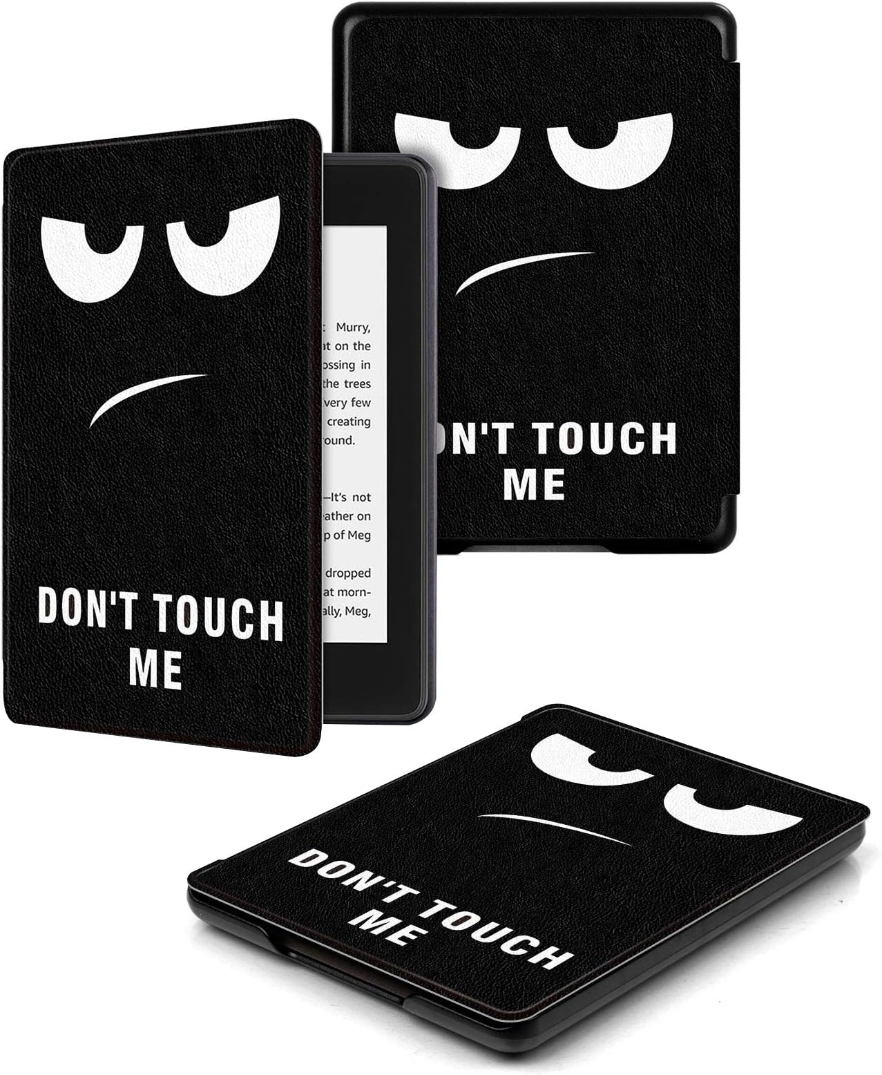 Casii Case for Amazon New Kindle Paperwhite 2018 (10th Gen), Lightweight Premium Leather Smart Cover AUTO SLEEP/WAKE for Amazon Kindle E-reader (Only Fits 10th Generation,2018 Release), Don't Touch Me