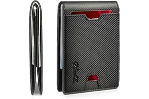 Zitahli Mens-Wallet-Slim-Leather-RFID Blocking Wallet for Men Minimalist Bifold Credit Card Holder with Gift Box