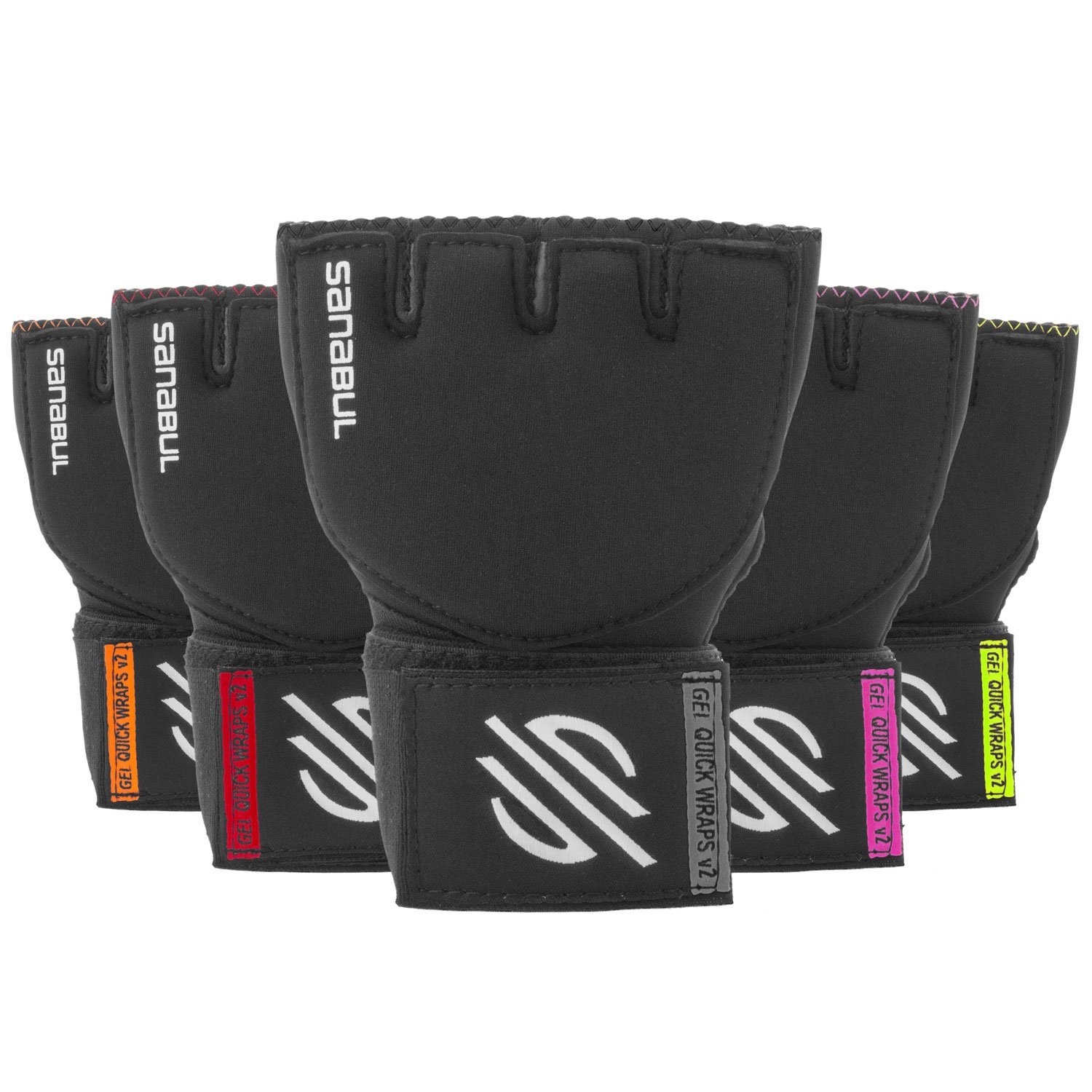 Sanabul REDESIGNED Gel Quick Hand Wraps v.2 Boxing Kickboxing MMA Muay