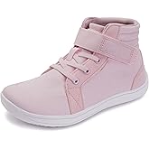 WHITIN Little/Big Kid Wide High Top Barefoot Shoes | Street-Style Minimalist Sneakers for Boys/Girls | Natural & Healthy Fit