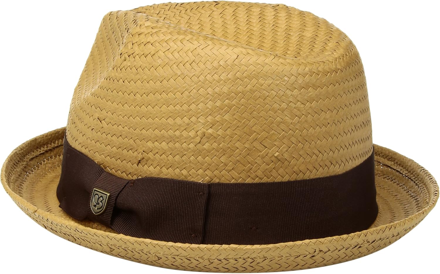 Brixton Men's Castor Straw Fedora Hat: Clothing