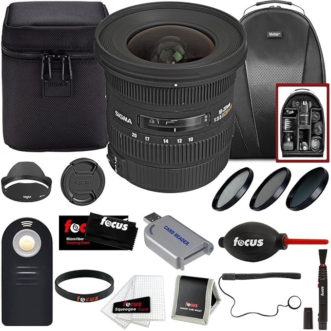 Focus Sigma 10 - 20 mm f/3,5 EX DC HSM ELD SLD Objetivo Gran ...