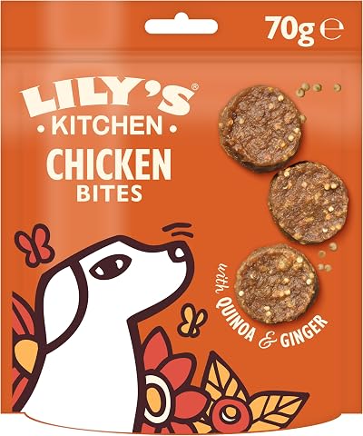 Lily’s Kitchen Chomp-Away Chicken Bites 8 x 70g for Dogs