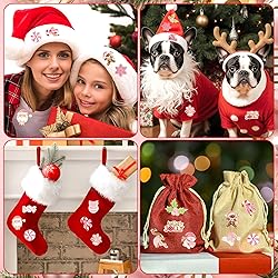 SANNIX 60Pcs Pink Christmas Pins, Christmas Lapel