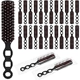 100 Packs Bulk Hair Brushes for Homeless, Anti Entangling Hair Brushes Anti Static Massage Combs, Disposable Plastic Hairbrus