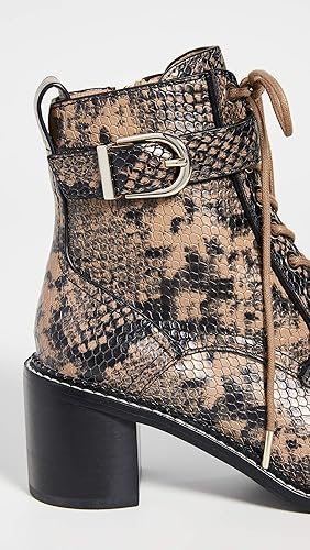 Joie Women's Raster Lace-up Combat Boot, Camel, Medium US in