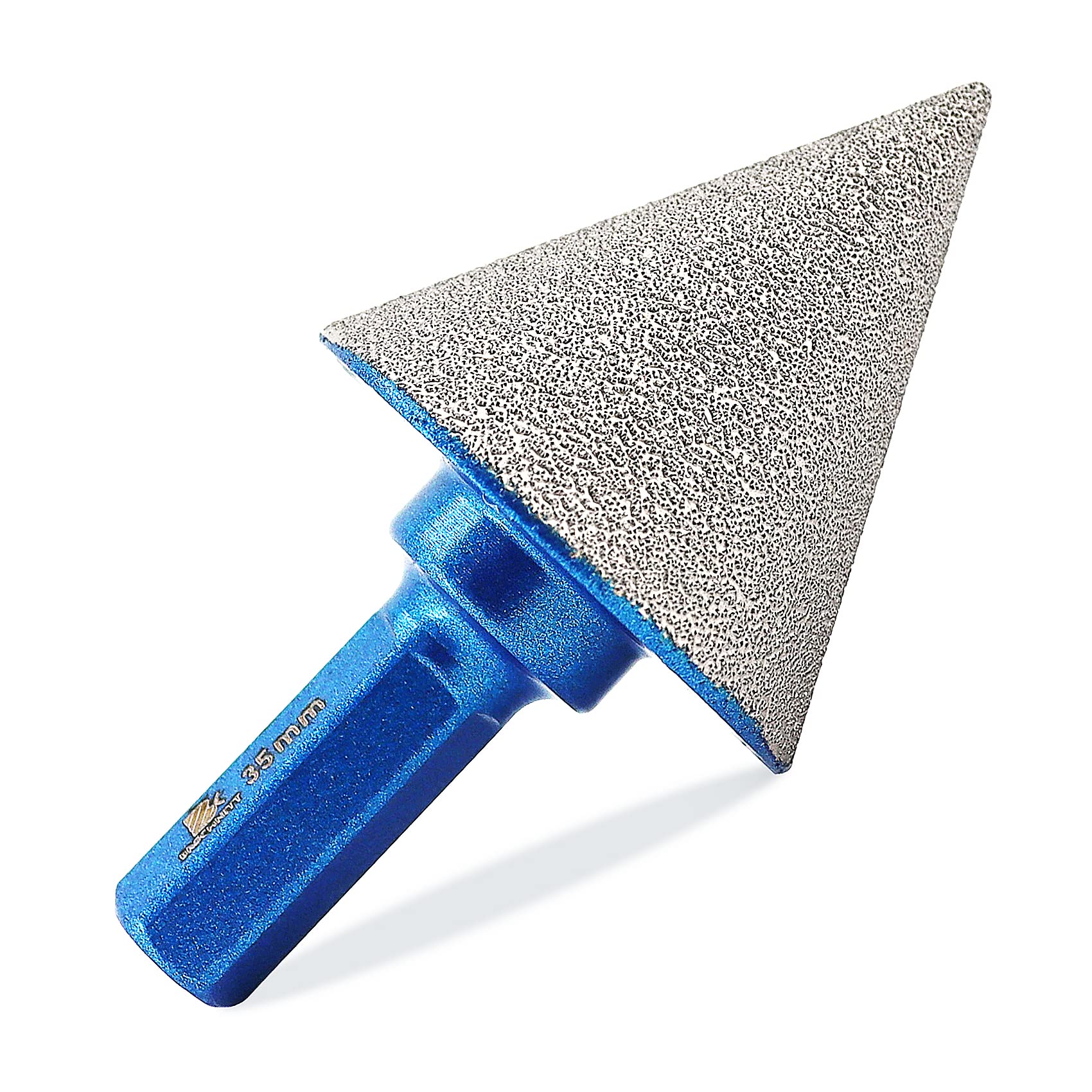 Diamond Beveling Chamfer Bits - BRSCHNITT 35mm Diamond Countersink Drill Bits 3/8" Hex Shank- for Enlarging,Polishing,Trimming,Rounding,Shaping the Exsiting Holes of Marble Porcelain Tiles Granite.