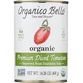 Organico Bello Organic Diced Tomatoes, 14.28 OZ