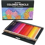 WILSHIN Colored Pencils 72colors Artist Quality-Coloring Book Colored Pencil Set for adults and Children