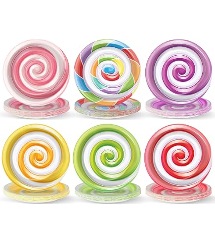 Forum Novelties X75804 Hippie DÃ©coration Dinner Plate, Multi-colour...