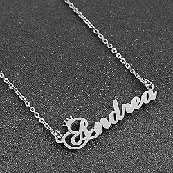Custom Silver Name Necklace Personalized for