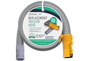 Crucial Vacuum Hose Compatible With Dyson DC07 All Floors Hose Silver/Yellow No. 904125-51