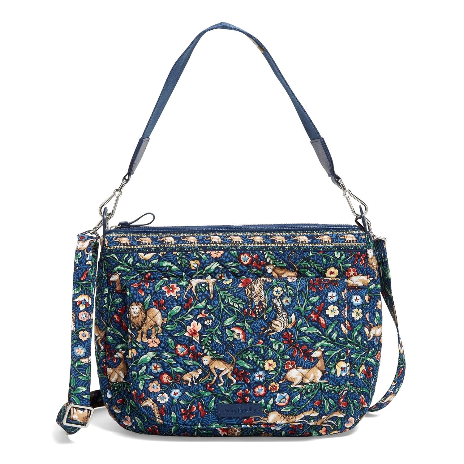Vera Bradley Carson Shoulder Bag, Signature Cotton (One Size, Animal