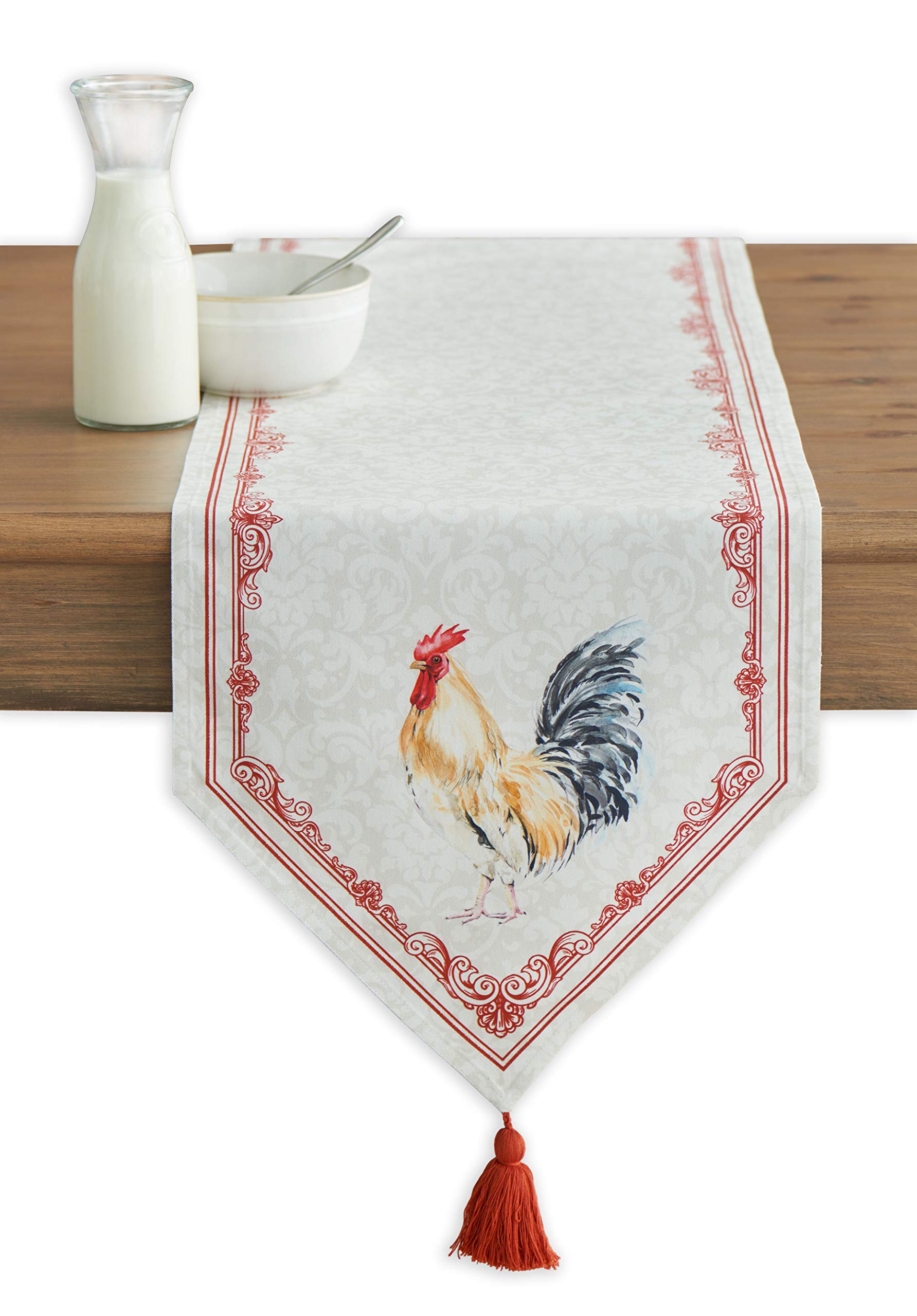 Maison d' Hermine Table runner 100% Cotton Single Layer Table Runners 180 CM long for Home Kitchen Dining Party Wedding Bridal Shower Gifts for Mothers Day (Campagne, 37 cm x 180 cm) — image 1