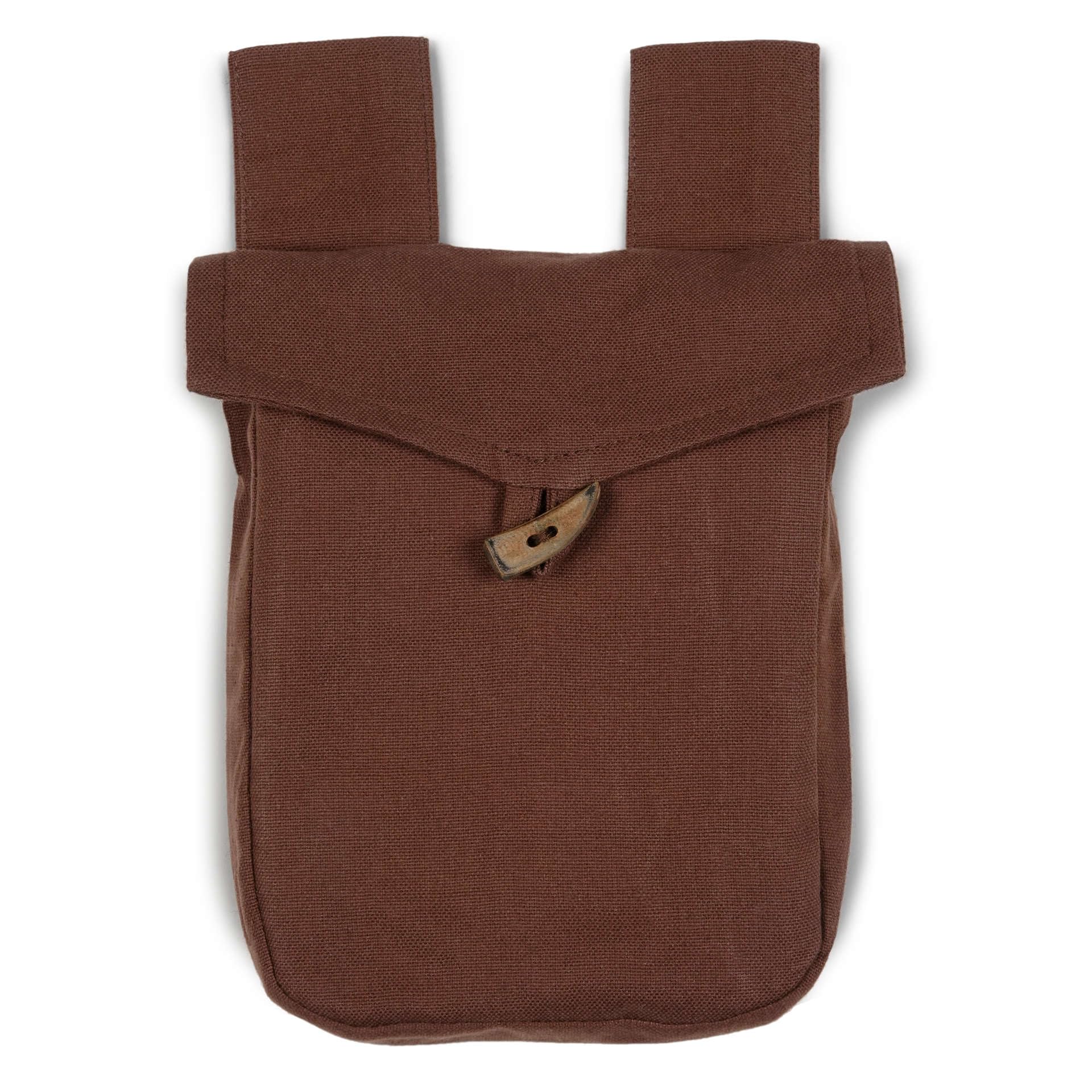 HEMAD Small Medieval Bag for Belt - Cotton - One Size - Brown