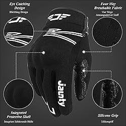 JAUNTY Professional Motorcycle Gloves Knuckle