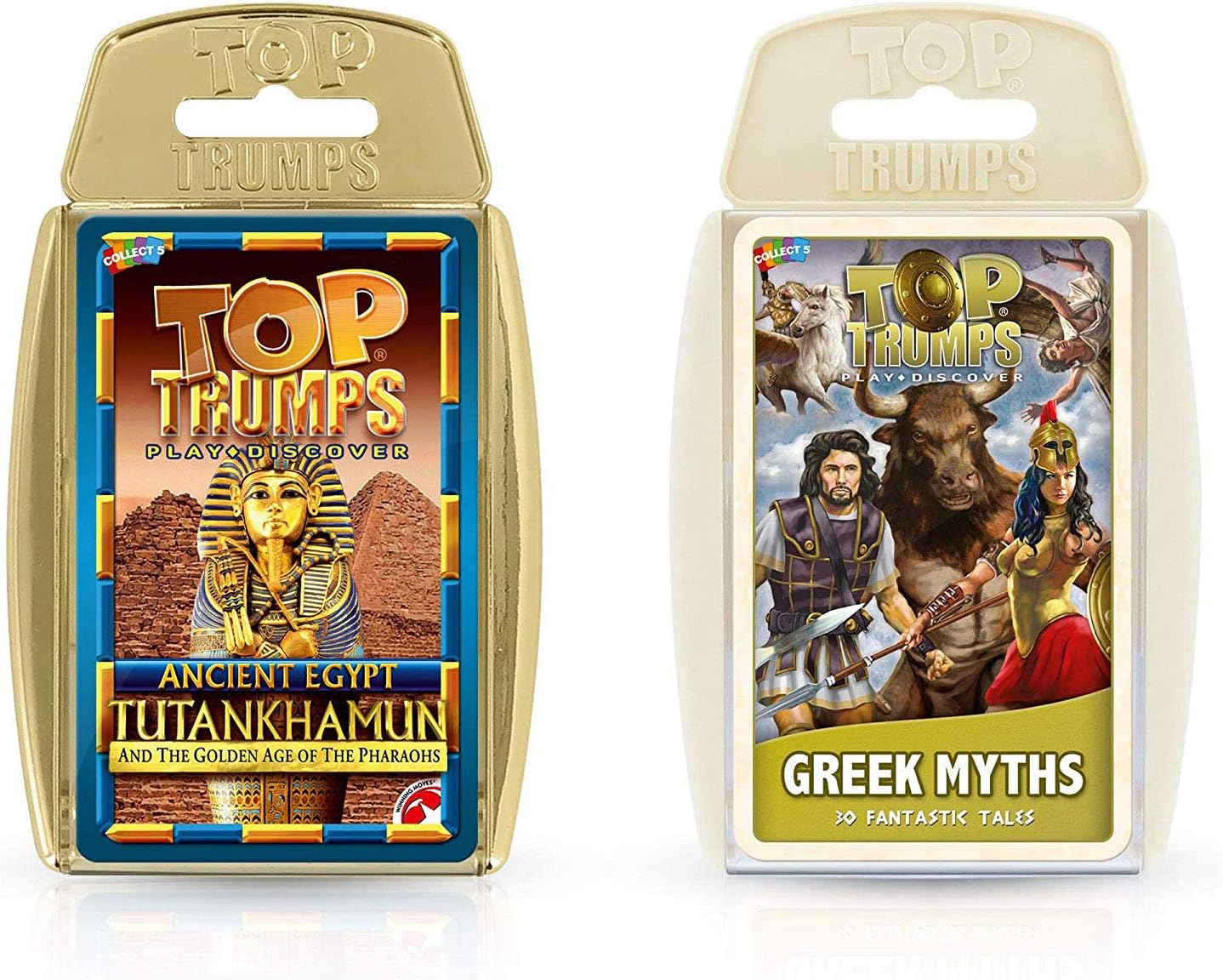 Champion Dreams Limited Top Trumps Ancient Egypt and Greek Myths Card Game Bundle