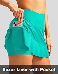 Soothfeel Women's Swim Skirt with Pocket High
