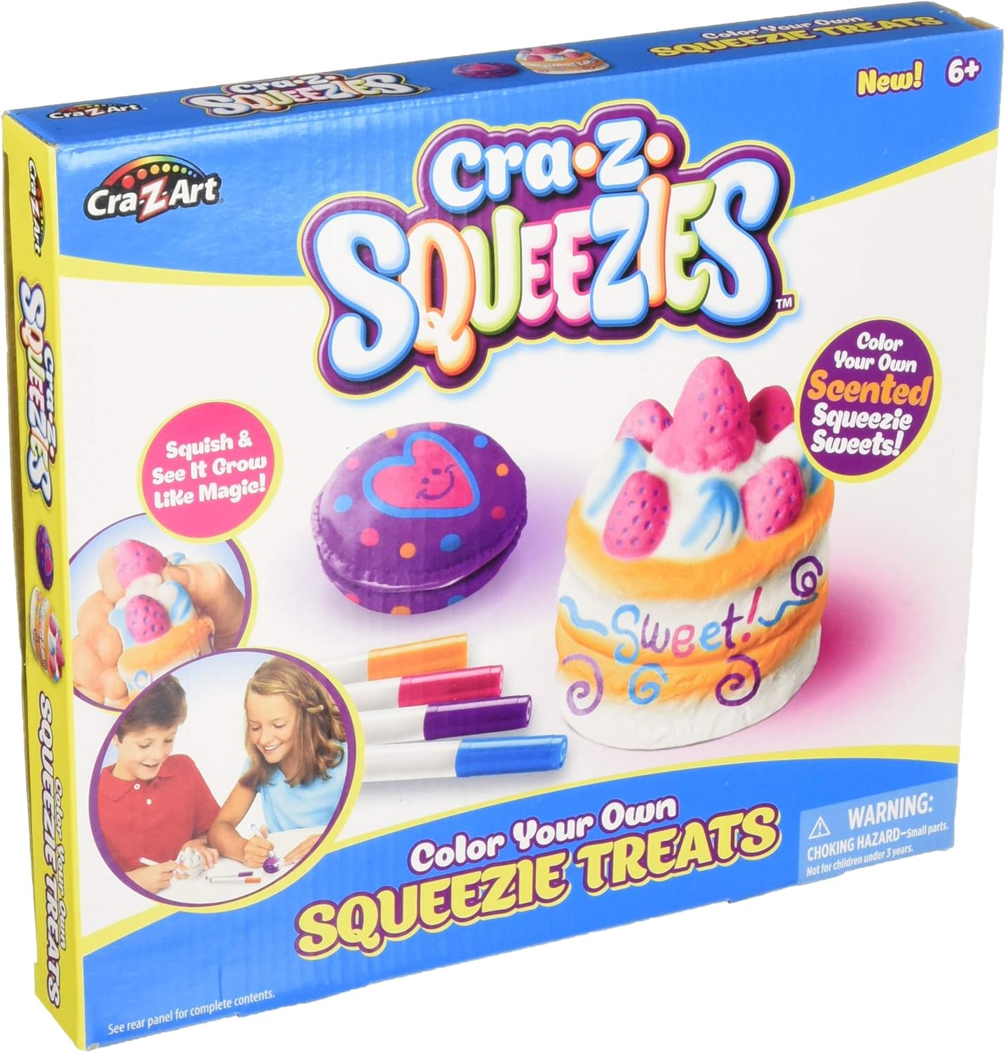 Amazon Com Cra Z Art Shimmer And Sparkle Color Your Own Squeezies 2 Count Shortcake Macaroon Fashion Craft Kits Toys Games