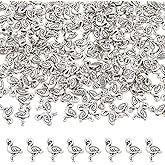 DICOSMETIC Antique Silver Charms Alloy Charm Pendants Tibetan Style Axe Swirl Brain Flamingo Robot Pendants for DIY Necklace Bracelet Earring Jewelry Making