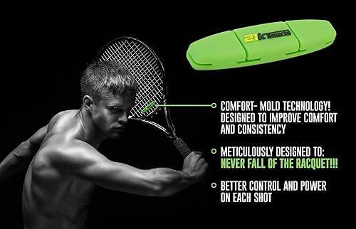 Tennis Vibration Dampener- Set of 3-Tennis Shock Absorber for Strings- Best  for Tennis Racket, Premium Durable & Long-Lasting- Great for Tennis Players  (Green) in Kenya