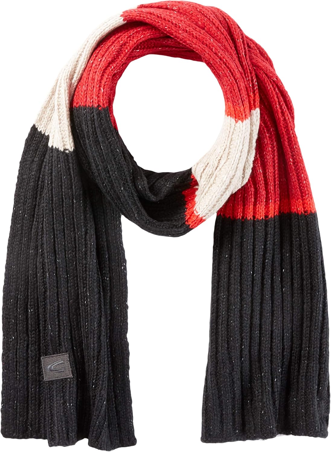 camel active Men's 4073304v3308 Cold Weather Scarf, Charcoal, OS