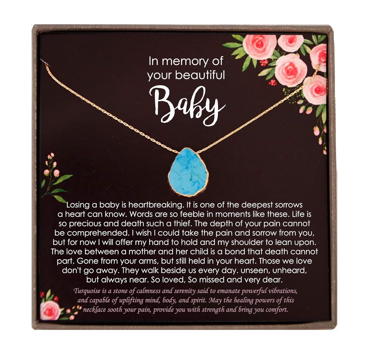 Loss of Baby Memorial Gifts, Miscarriage Necklace, Infant