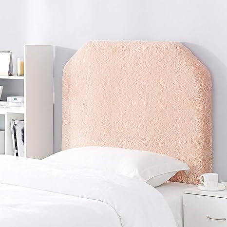 amazon com mo cashmere college headboard plush elite peach rose quartz