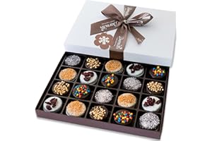 BARNETTS FINE BISCOTTI Barnetts Christmas Holiday Thanksgiving Cookies Gift Basket, 20 Gourmet Chocolate Covered Cookies Candy for Father, Son, Husband, Brother, Grandfather Food Delivery, Treats Baskets Gifts Ideas for Dad, Grandma, Friends, Co-workers