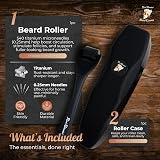 Red-Blooded Beard Roller 0.5mm Titanium Microneedle for Beard Growth & Hair view 6
