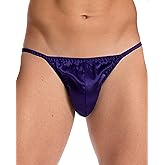 Satini Men's Underwear Satin Tanga Bikini Briefs Panties