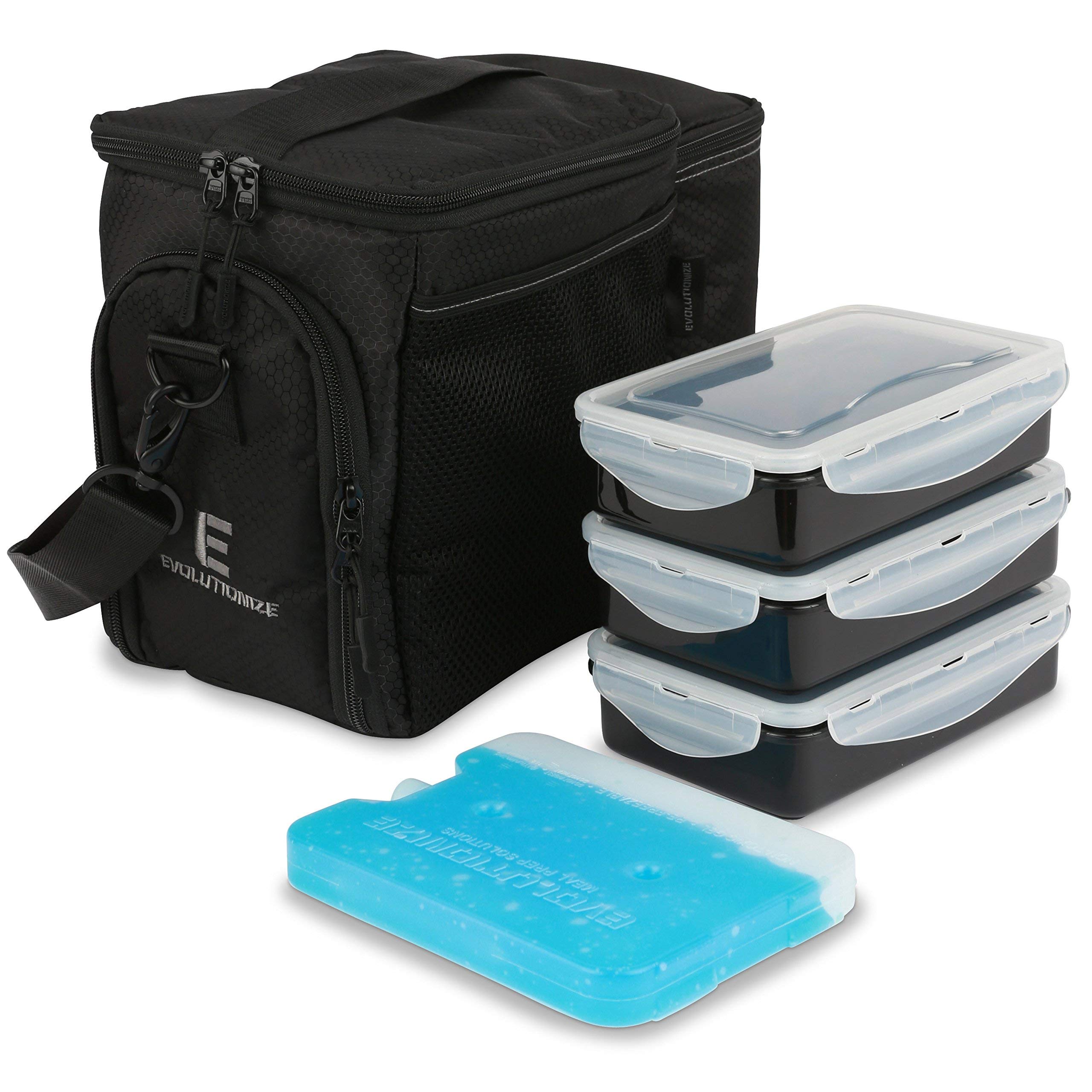 Evolutionize Meal Prep Insulated Lunch Bag Cooler Bag Patented Lunch