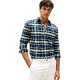 Tommy Hilfiger Mens Long Sleeve Oxford Shirts in Regular Fit, Men's Button Down Shirts, Also Available in Big and Tall