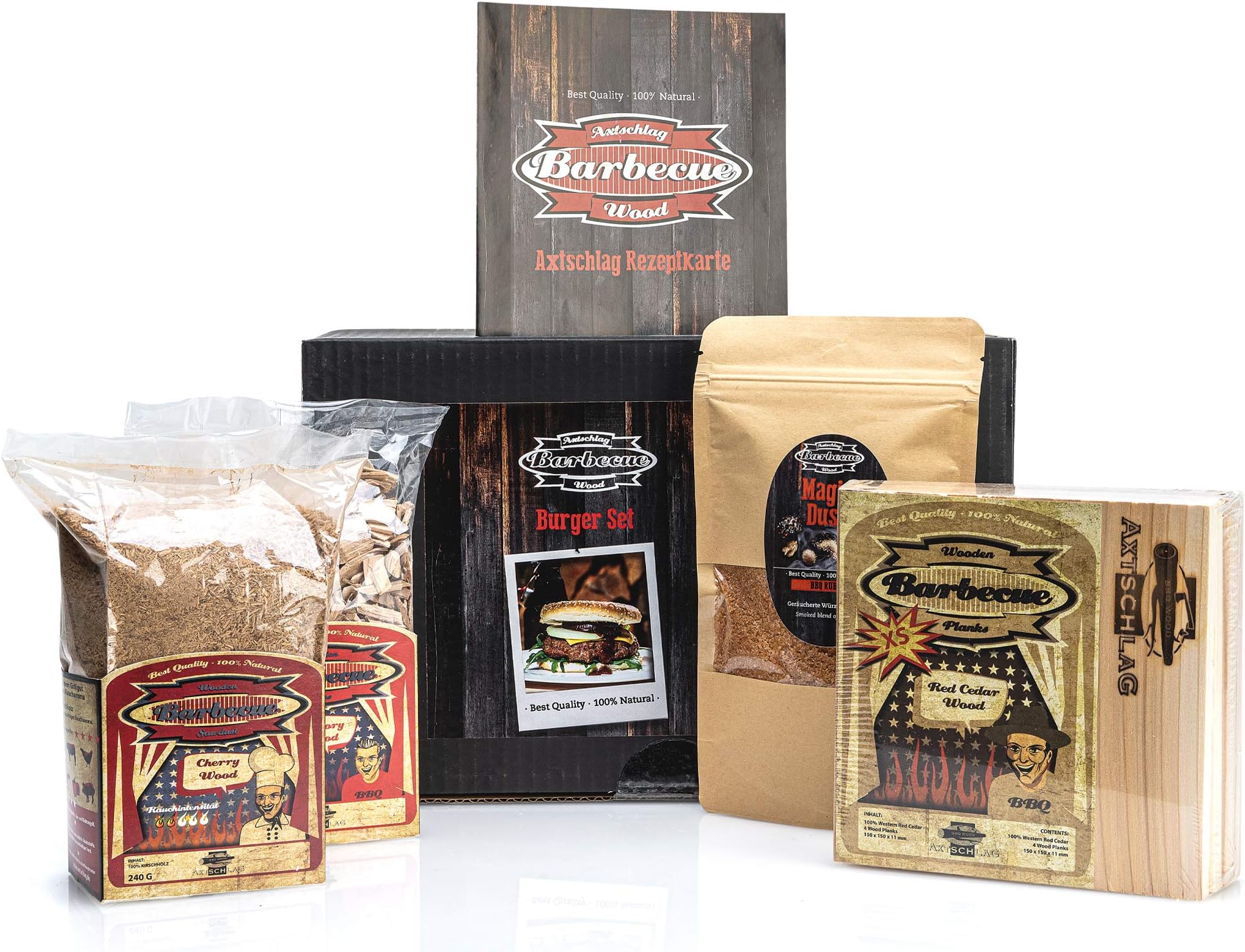 Axtschlag BBQ Burger Gift Set Assorted 31.3 x 20.3 x 14.6 cm