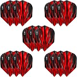 Harrows Fire Dart Flights 5 Sets 15 Flights 100 Micron Premium UK Made