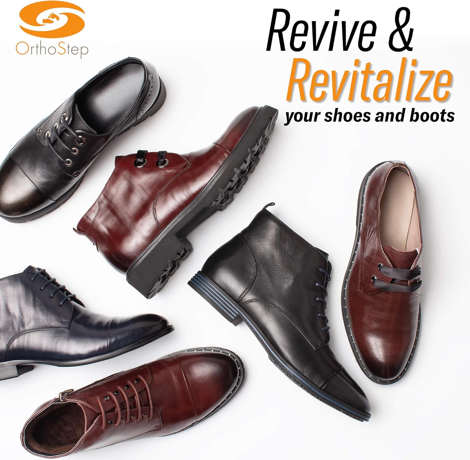 OrthoStep Boot and Shoe Cream Polish - Made in the USA: Shoes