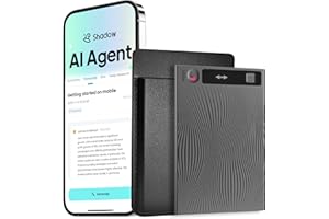 Mobvoi TicNote AI Voice Recorder 64GB Memory Note Recorder w/Case App Control 120+ Languages Transcribe Summarize with AI Shadow Digital Audio Recorder for Phone Calls Lectures Meetings Interviews