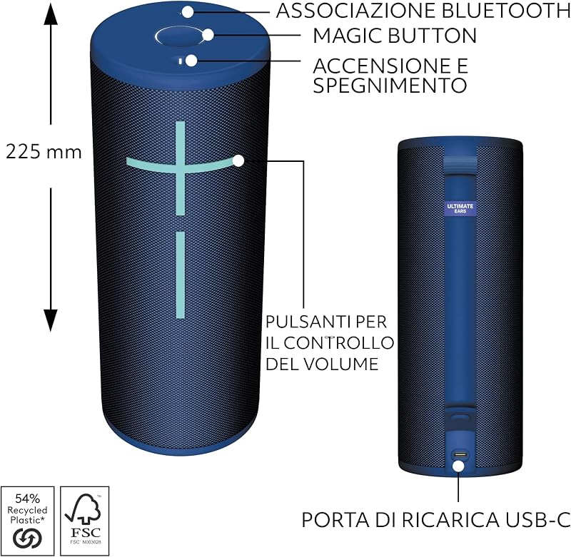 MEGABOOM 4, altoparlante portatile Bluetooth