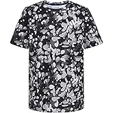 Adidas Boys Short Sleeve Cotton Camo Print T-Shirt